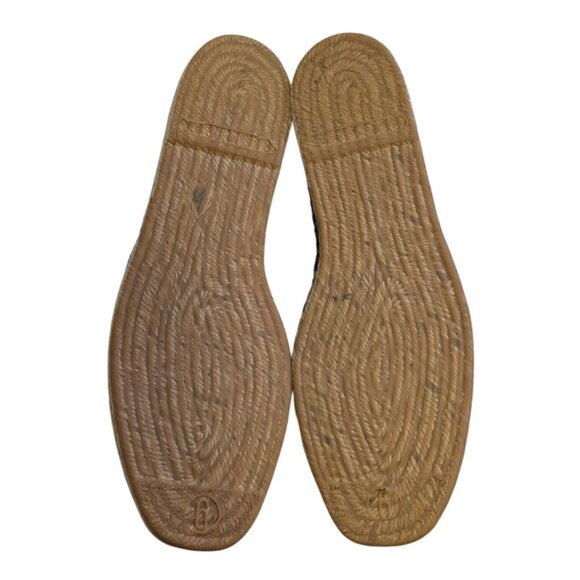 J. Crew Womens Dark Green Espadrilles Flats Canvas Size 9 Casual Slip-On Shoes - Picture 8 of 9